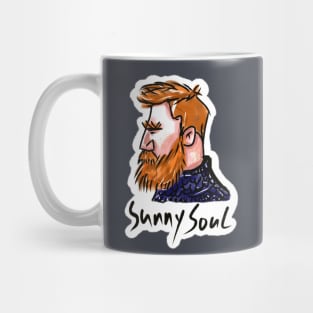 redhead man with sunny soul Mug